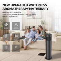 120ml Diffuser Minyak Esensial Elektrik Tanpa Air dengan Kontrol Aplikasi, Remote Control Elektrostatik, Berbahan Aluminium untuk Penggunaan Hotel dan Rumah Tangga
