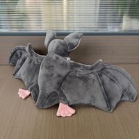 Nouveau style transfrontalier, porte-clés peluche chauve-souris, jouet, poupée, figurine, décoration d'Halloween, cadeau, vente en gros, super doux