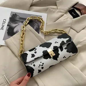 Coringa Impressão Vaca axilas sling bolsas e bolsas de Mulher Bolsa de Ombro designer sacos para as mulheres de Mini sacos do mensageiro para meninas