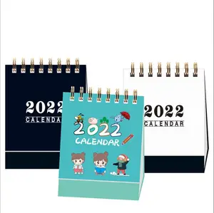 2022 креативный мини-календарь, английский мини-календарь, рабочий портативный блокнот, Настольный календарь