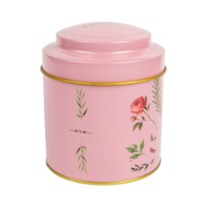 Lata de Chá Redonda de Luxo com Tampa Dupla Hermética, Recipiente Metálico Vazio para Chá e Velas, Caixa Personalizada para Café e Chá - Product Image 3