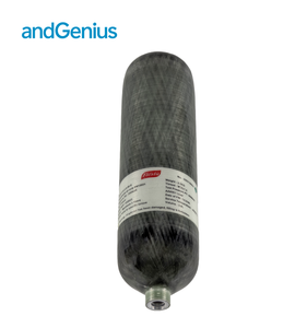 AndGenius Cylindre en fibre de carbone de haute qualité 3,0 L certifié CE, cylindre composite en fibre de carbone, bouteilles d'oxygène en fibre de carbone 300 bars - Product Image 1