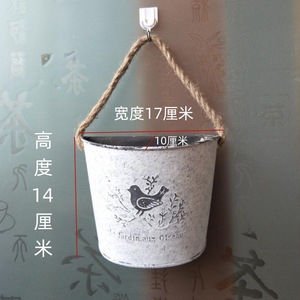 Metal Half Round Hanging Basket Flower Growing <b>Pot</b> Wedding Display Plant <b>Stand</b> Rack - Product Image 4