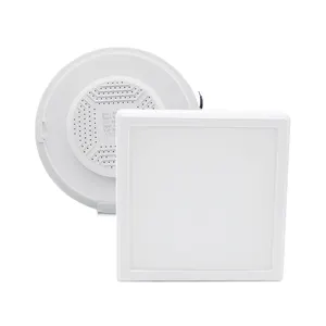 Teco luz de led plana dupla para área interna, 9w, 12w, 16w, 22w, para banheiro, cozinha, ip 44, à prova d' água