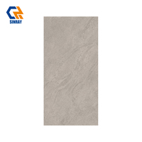 Azulejos de Porcelana Modernos para Piso y Pared, 600x1200mm, 9.5mm de Grosor, Antideslizantes, Glaseados, Resistentes al Ácido, Antibacterianos, Textura de Piedra, Acabado Brillante