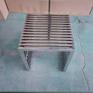 Patio Ottoman <span class=keywords><strong>Banc</strong></span> Tabouret Extérieur <span class=keywords><strong>Jardin</strong></span> Côté Pouf Table En Acier Inoxydable Siège <span class=keywords><strong>Banc</strong></span> <span class=keywords><strong>Pour</strong></span> <span class=keywords><strong>Salon</strong></span> - Product Image 2