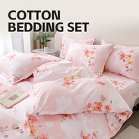 Vente en gros de draps de lit personnalisés en coton 100% - Ensemble de literie 4 pièces - Housse de couette - Taille King Size - Taille Queen Size - Taille Full - Super doux - Luxe