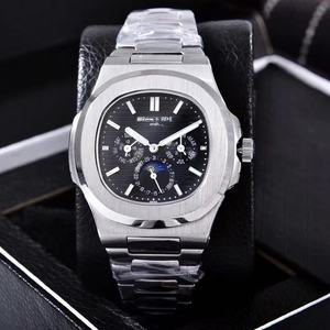 Montre mécanique automatique multifonction classique pour homme, personnalisée OEM, phase de lune, résistante à l'eau 30m, en acier inoxydable - Product Image 2