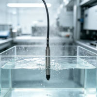 Capteur de déplacement linéaire LVDT haute précision, transducteur IP65, substitut P10, portée 1 mm, résolution 0,001 mm, sonde en carbure