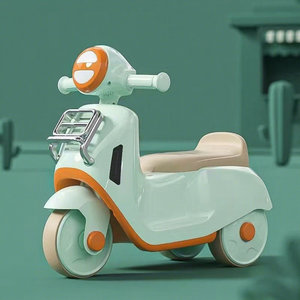 Nouveau style – Trottinette d'équilibre à trois roues en plastique Mulan pour enfants – Conception sans paliers, sans pédales, anti-retournement latéral - Product Image 2