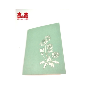 Carte 3D Pop-Up Jardin de Fleurs Sauvages Clôture Blanche – Carte de Vœux pour Penser à Vous, Remerciement, Remise de Diplôme, Cadeau Floral Printanier - Product Image 1