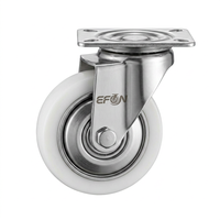 Rueda de Goma TPR con Descuento por Volumen, Rueda Industrial Rígida de Hierro de Alta Resistencia, Gran Capacidad de Carga, Resistente a Impactos para Muebles y Estantes