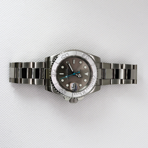 Montre de sport pour garçon, montre mécanique automatique de haute qualité, résistante à l'eau, en acier inoxydable argenté, fabricant de montres OEM Chine - Product Image 2