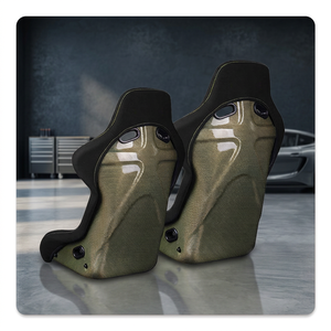 เบาะนั่งรถแข่งทรงบักเก็ตเต็มตัว รุ่น APEX-KEV ผลิตจากผ้าเคฟลาร์ ดีไซน์ตามหลักสรีรศาสตร์ ยี่ห้อ SSCUS Apex - Product Image 3