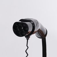 Câble de charge pour véhicule électrique Type 2 vers Type 1, 16A 3.5KW, 5m, connecteur double tête, vente chaude