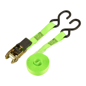 Sangles d'arrimage à cliquet en polyester de 1 pouce avec crochets en <span class=keywords><strong>S</strong></span>, logo personnalisé, prix d'usine - Product Image 3