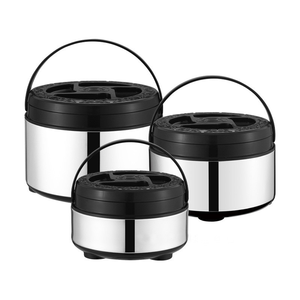 Nhanh Chóng Giao Hàng 2025 Hot Bán Công Suất Lớn 3Pcs Thực Phẩm Ấm Đặt Soong 5L + 9L + 15L Sang Trọng Container Thực Phẩm - Product Image 2