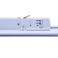 Système d'éclairage sur rail LED à 4 fils et 3 circuits pour magasins de détail, panneau lumineux linéaire