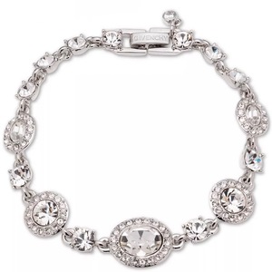 Bracelet en alliage de haute qualité avec diamants en une seule rangée, motif Ciel Étoilé, Œil d'Ange, Anneau de Möbius, Papillon et Fleur - Product Image 4
