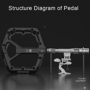 แป้นเหยียบจักรยานเสือภูเขา GEWAGE ทำจากไนลอน 2 DU กว้างขึ้น กันลื่น น้ำหนักเบา - Product Image 6