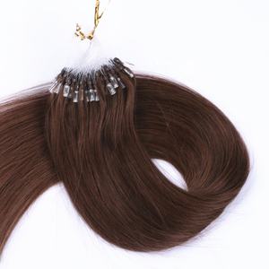 Mezcla de color personalizado 3B 3C 4B 4c afro rizado micro enlace doble dibujado queratina extensiones de cabello pre-adheridas - Product Image 2