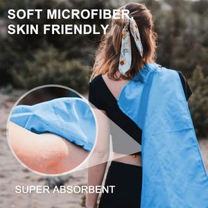 Étui portable en EVA, serviette en microfibre à séchage rapide, douce pour la peau et très absorbante, essentielle pour les sports de plage et les voyages - Product Image 2