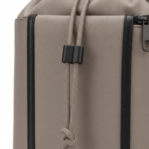 Pochette à cordon pour balles de pickleball avec base à bords finis, 420D mat, logo personnalisé, vente en gros, pochette pour balles de tennis - Product Image 4