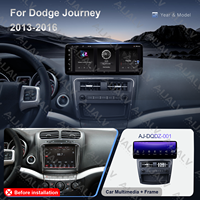 Reproductor Multimedia DVD para Auto de Alta Calidad, Plug and Play, con Marco de 12.3 Pulgadas para Dodge Journey 2013-2016, Compatible con CarPlay