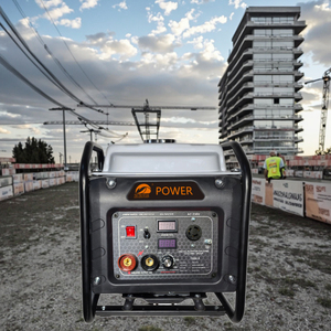 เครื่องเชื่อมแก๊สโซลีนปรับแรงดันได้ 110V/230V พร้อมเครื่องกำเนิดไฟฟ้าในตัว มอเตอร์คู่ รุ่น 036-4 160-NZ ความจุน้ำมันเชื้อเพลิงสูง 10 ลิตร - Product Image 1