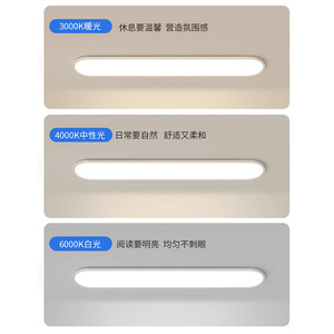 Led <b>Ceiling</b> <b>Light</b> Ultra Thin Strip 3000K 4000K 6000K For Balcony Hallway Entryway - Product Image 1