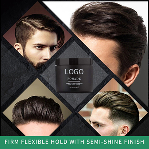 Nhãn Hiệu Riêng Pomade Dựa Trên Nước OEM Giữ Chắc Linh Hoạt Với Tóc Bom Mát Màu Đen Hoàn Thiện Bán Bóng 118ML - Product Image 2