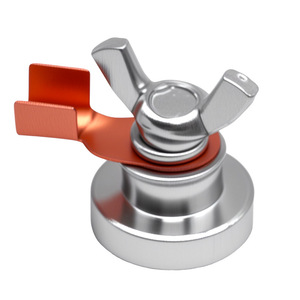 Chcy Welding Magnet Grounding Clamp Dual Lever Large Round Head For Welding Accessories RoHS Compliant - Product Image 1