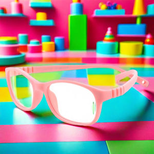 Venta al por mayor TR90 marco óptico Unisex forma única un cuerpo gafas para niños flexible bisagra menos templo <span class=keywords><strong>correa</strong></span> elástica modelo 302 - Product Image 5