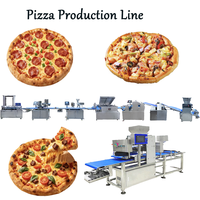 Machine à former des pizzas entièrement automatique à haut rendement BNT-209 ODM disponible pour les usines, ligne de production de pizzas