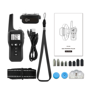 <span class=keywords><strong>Collier</strong></span> de dressage électrique pour <span class=keywords><strong>chien</strong></span> avec télécommande LCD, vibrations et sons – Fournitures de course et d'entraînement pour animaux de compagnie - Product Image 4