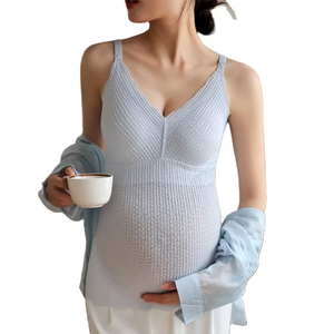 <span class=keywords><strong>Canottiere</strong></span> da donna senza fili per <span class=keywords><strong>allattamento</strong></span> chiusura anteriore reggiseni a canotta maternità per l'<span class=keywords><strong>allattamento</strong></span> e il sonno per le donne incinte - Product Image 1