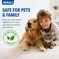 Nettoyant enzymatique puissant pour taches d'urine, de nourriture et de vomissements sur tapis pour chiens et chats, éliminateur d'odeurs et de taches pour animaux de compagnie, spray