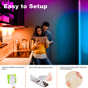 10m 32.8ft 5050 Interior Decor Multi Color IR Remote and App Control <b>Smart</b> RGB LED <b>Light</b> Strip With Blue Tooth - Product Image 3
