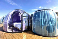 Dôme en polycarbonate détachable effet ciel étoilé, structure en aluminium, pour hôtel et cuisine, design moderne, Chine