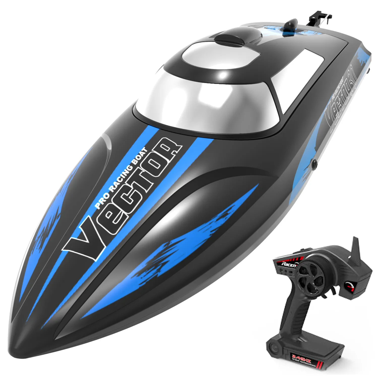 VOLANTEXRC 2.4Ghz RTR uzaktan kumandalı tekne oyuncak kendinden RC yarış teknesi yüksek hızlı hızlı yat olarak çocuklar hediye hediyeler