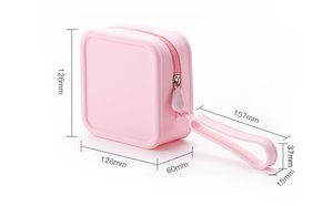 Waterproof Silicone Cosmetic Bag Travel Toiletry Pouch Portable Makeup Organizer Washable Storage Case for Skincare Accessories - Product Image 2