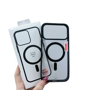 Funda Magnética Transparente para Teléfono, Resistente a Golpes, de TPU+PC, con Recubrimiento Electrolítico, para 17/15/16 <span class=keywords><strong>Pro</strong></span> <span class=keywords><strong>Max</strong></span>/7/8/XS/XR/11/12, Compatible con Carga Inalámbrica - Product Image 3