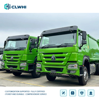 Nouveau camion à ordures compacteur arrière Howo 6x4 12M³ 340HP Euro 6, camion à ordures de grande taille, compacteur de déchets Howo
