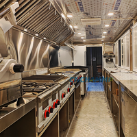 Chammp BBQ Food Trailers Cuisine entièrement équipée Café Boutique Food Truck Container Chariots de nourriture mobiles Offre Spéciale