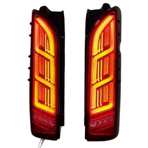 200 Series Hiace 2005-2018 LED Tail Lights Clear Lens 12V New 1002 Model - Product Image 2
