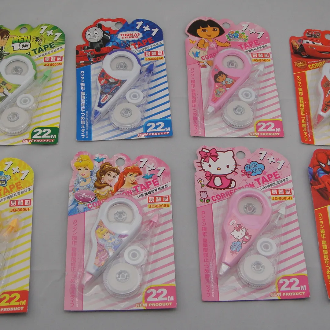 XB-8006 OEM Cheap factory wholesale ecofriendly cute School Office Stationery correction tape