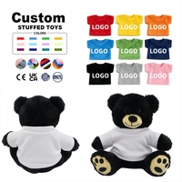 Ours en peluche personnalisé avec logo d'entreprise, vêtements et design sur mesure