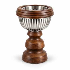 Wood And Metal <b>Incense</b> Burner <b>Holder</b> <b>for</b> Aromatic <b>Incense</b> <b>Sticks</b> Cones Meditation Prayer Rituals - Product Image 1