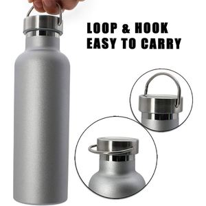 Thermos Bottle Stainless Steel High Quality Drink Bottle 500ml <b>Double</b> <b>Wall</b> Wide Mouth Sports Vacuum Flask Thermal Water Bottle - Product Image 5