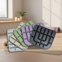Coussin de siège gonflable ergonomique en TPU respirant avec grille d'aération pour soulagement de la pression, antidérapant, pour chaise de bureau, OEM
